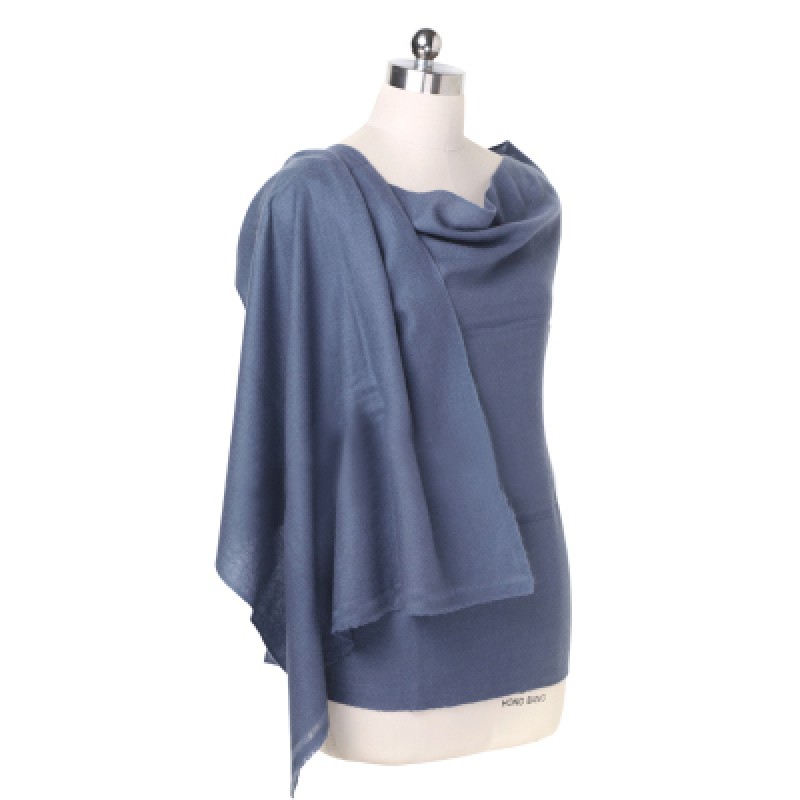 Pure Cashmere Scarves Blue Pink Gray Fashional Winter Scarf